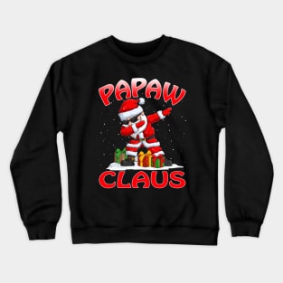 Papaw Santa Claus Christmas Matching Costume Crewneck Sweatshirt